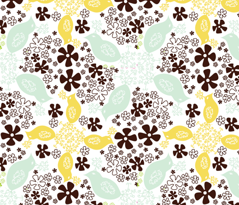 Spoonflower_Bird fabric by lpowell729 on Spoonflower - custom fabric