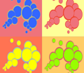 Coloured circles
