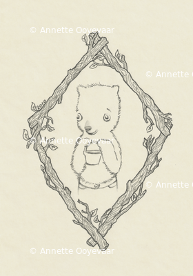 Little Hungry Bear Toile