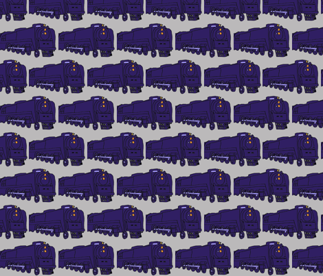 4-8-4 Locomotive fabric by serenity_ii on Spoonflower - custom fabric