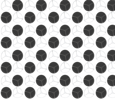 Give polka a chance fabric by trillian on Spoonflower - custom fabric