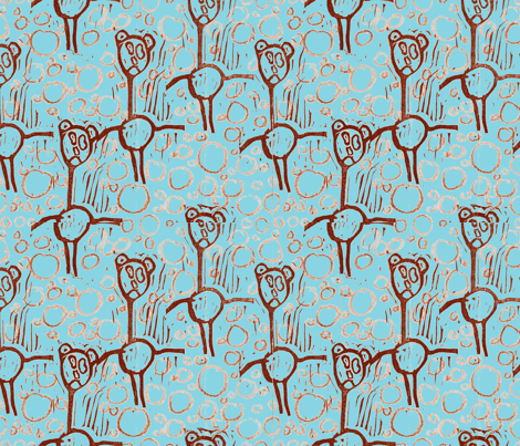 pebblesSpotsBlue fabric by steph_tichenor on Spoonflower - custom fabric