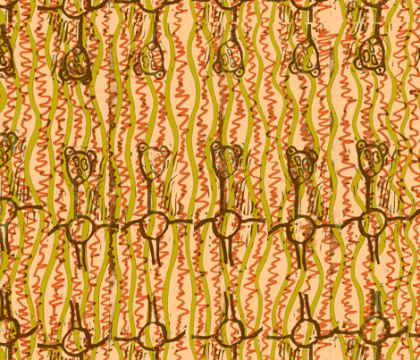 pebblesLinesBrowns fabric by steph_tichenor on Spoonflower - custom fabric