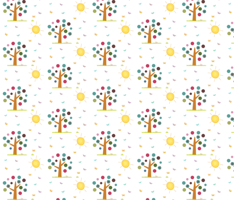 Sunshine Day fabric by cutiepoops on Spoonflower - custom fabric
