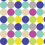 coin laundry big dots denim multi