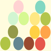 ovals - white background