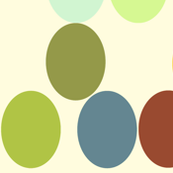 ovals - white background