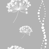 flowerwhiteongray