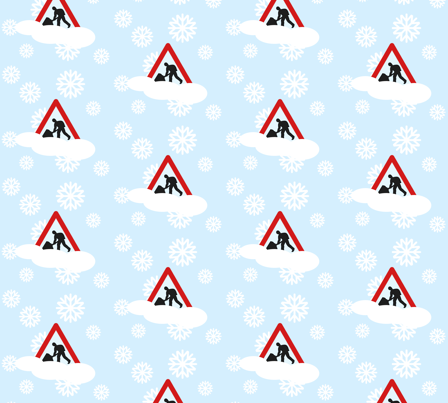 Snow Ahead fabric by bryony on Spoonflower - custom fabric