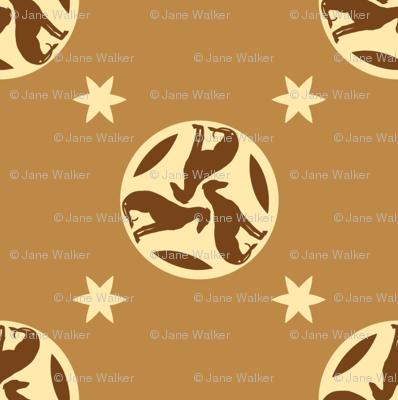 Golden Brown Greyhounds GG3s  ©2010 by Jane Walker