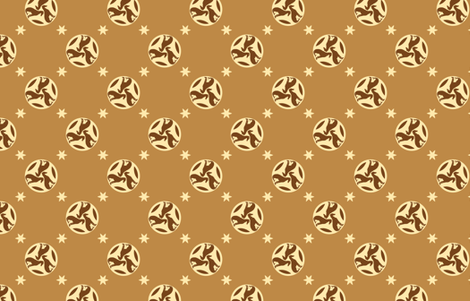 Golden Brown Greyhounds GG3s  ©2010 by Jane Walker fabric by artbyjanewalker on Spoonflower - custom fabric