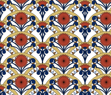 DaisyShell fabric by shala on Spoonflower - custom fabric