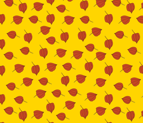 Chinese Lanterns fabric by anahata on Spoonflower - custom fabric