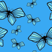 One Googillion Fluttering Blues! - © PinkSodaPop 4ComputerHeaven.com