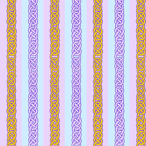 celtic ribbons 1 blue/violet