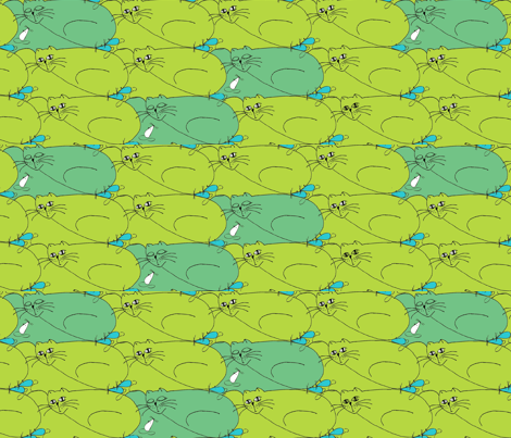kot_mysz fabric by a_m on Spoonflower - custom fabric