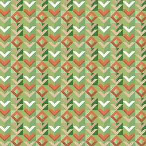 Folk Chevron (Tomato)