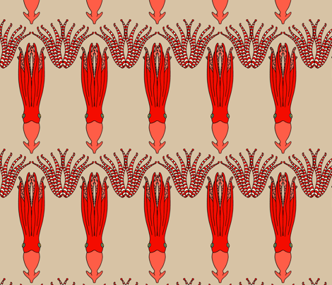 candy_squid fabric by holli_zollinger on Spoonflower - custom fabric