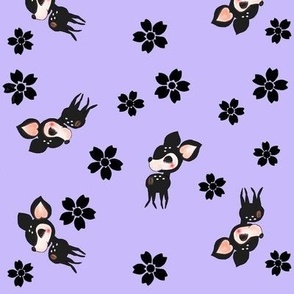Deer and Cherry Blossoms