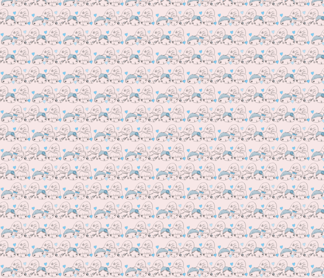 love you fabric by myers-cho on Spoonflower - custom fabric