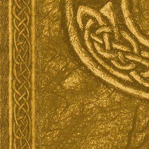 Ancient celtic circle gold