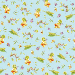 Cute Crawlies - Blue 
