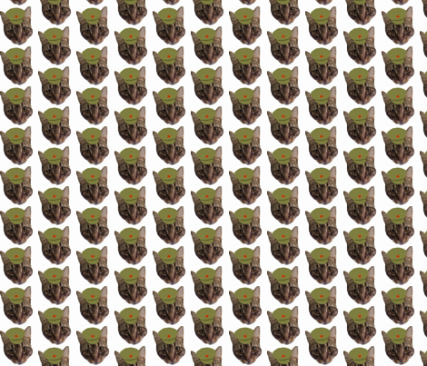 Chairman Meow fabric by disgusted_cats on Spoonflower - custom fabric