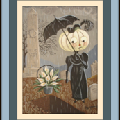 Rainy Cemetery