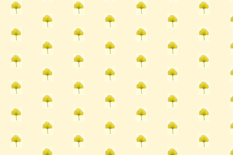 Ginkgo Leaf fabric by snazzyfrogs on Spoonflower - custom fabric