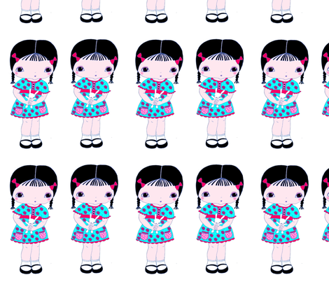 My Bunny! No My Bunny! fabric by blossomnbird on Spoonflower - custom fabric