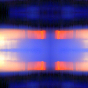 Abstract Sunset rad plaid