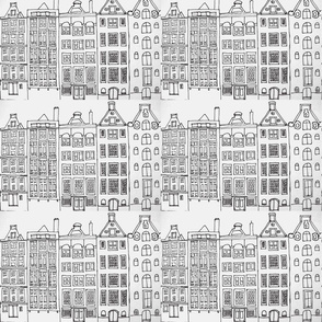 DutchHouses black on white