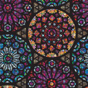 Stained Glass Rose Windows