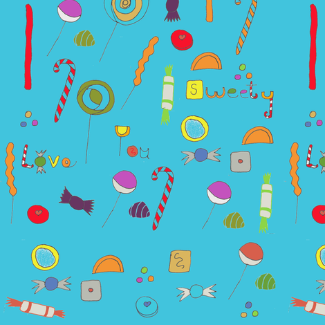 sweeties-ch fabric by 5u5an on Spoonflower - custom fabric