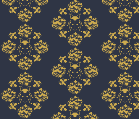 Ladybug fabric by bryony on Spoonflower - custom fabric
