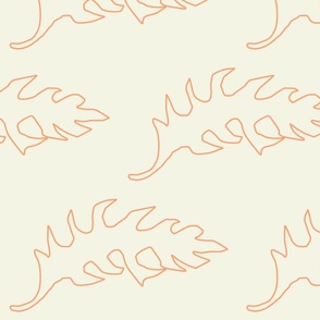 Foliage Outline - Orange