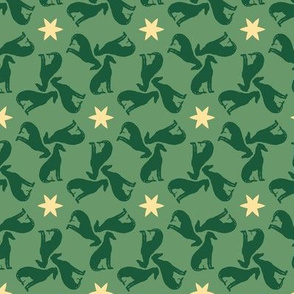 Green Greyhounds gg1 ©2010 by Jane Walker