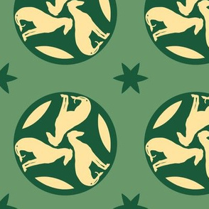 Green Greyhounds gg3 ©2010 by Jane Walker