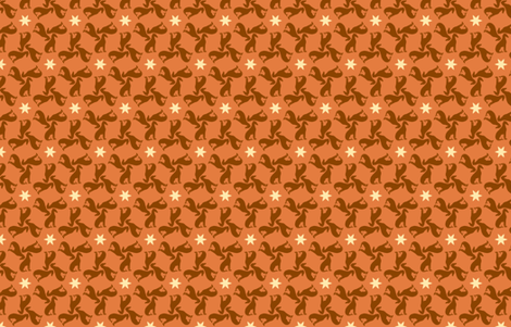Rust Greyhounds gg1 fabric by artbyjanewalker on Spoonflower - custom fabric