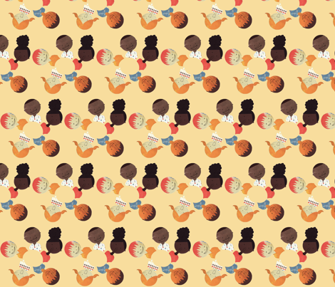 You Make Me Smile (small) fabric by maile on Spoonflower - custom fabric