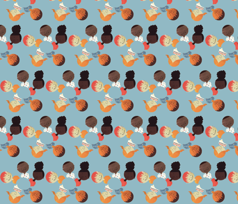 You Make Me Smile (small) fabric by maile on Spoonflower - custom fabric