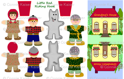Little Red Riding Hood Pocket Dolls