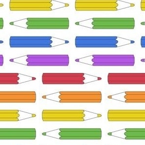 Rainbow pencils