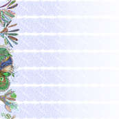 Wiccked Trees border print - resized to Linen-Cotton canvas FQ.
