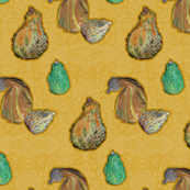 yellow & green gourds