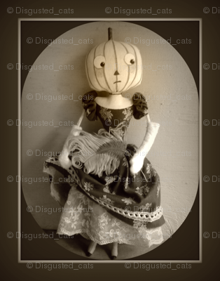 Mournful Clara Doll Fabric