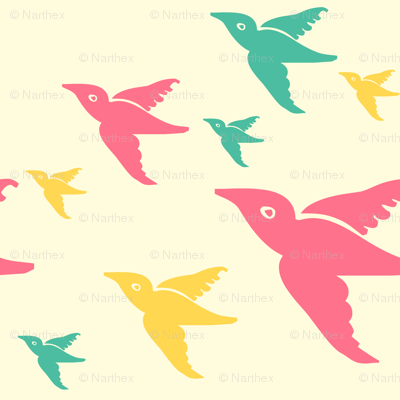 larger birds