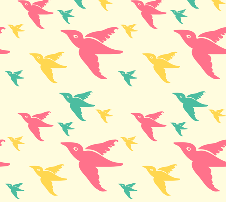 larger birds fabric by narthex on Spoonflower - custom fabric