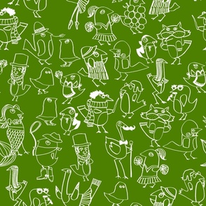 Hallobirdies Ghastly Green