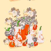 A Shabby Chic Gourd Melody pale